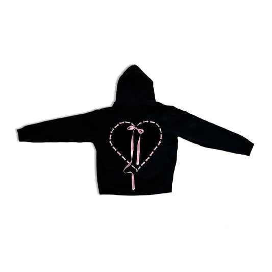 Hoodie velcro empty heart